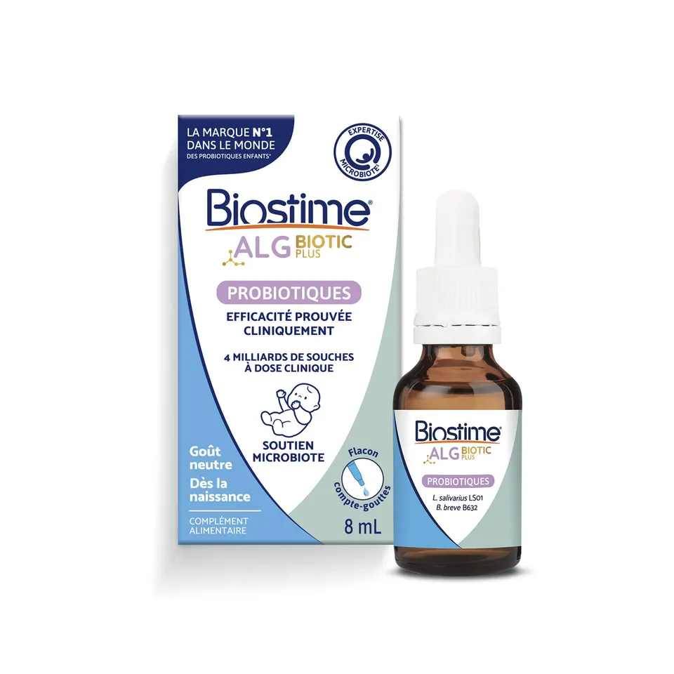 Biostime Alg Biotic Plus probiotique bébé 10 gouttes bio dès naissance