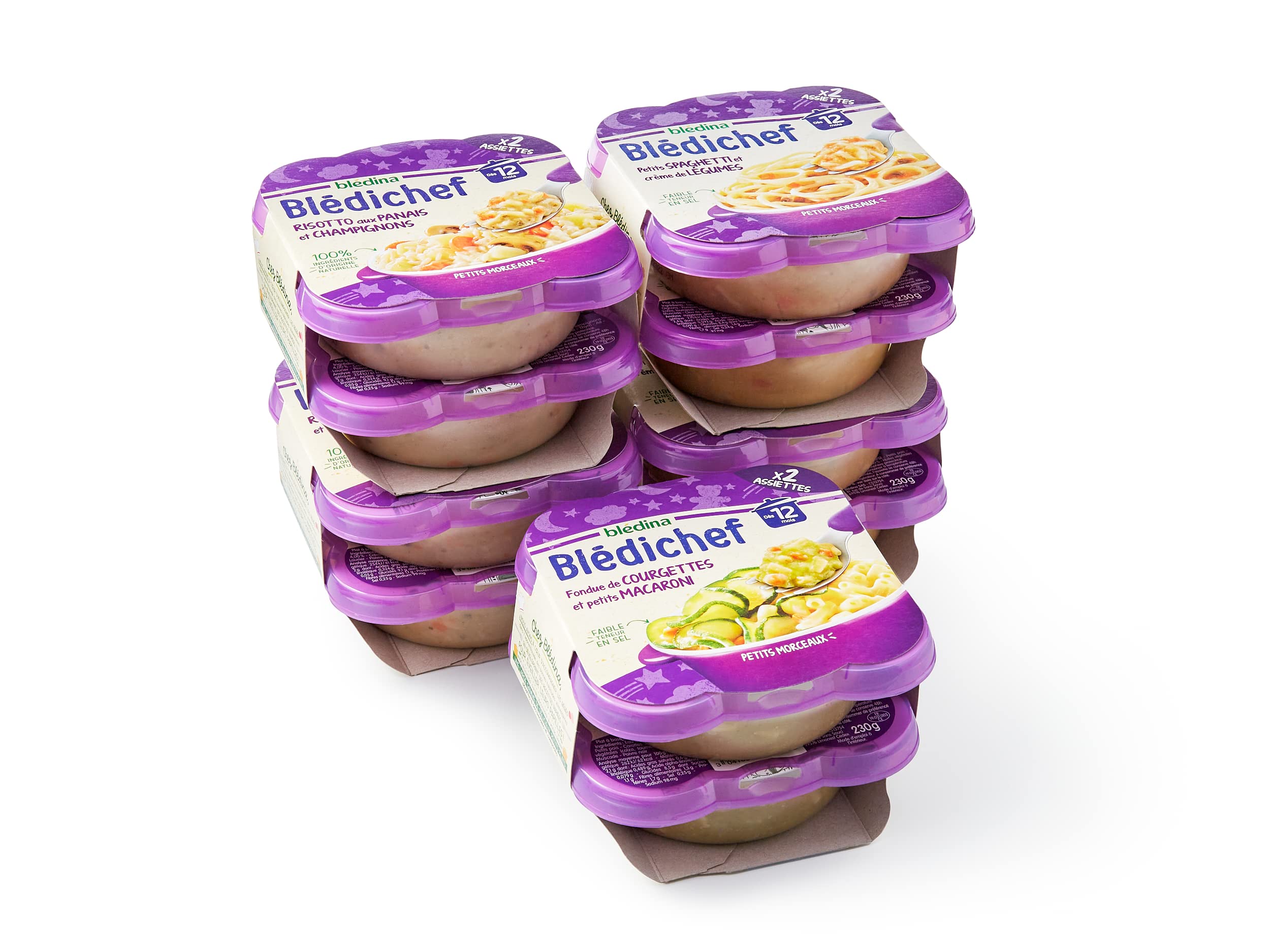 Blédina Blédichef plats soir 12 mois 10x230g 3 recettes