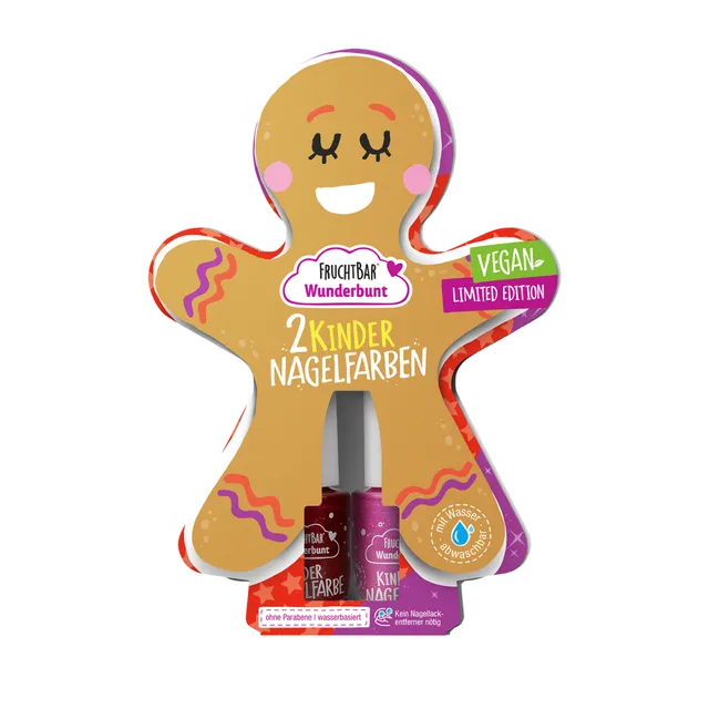 FruchtBar Nagelfarben vernis enfant 2x5ml Lebkuchenfigur
