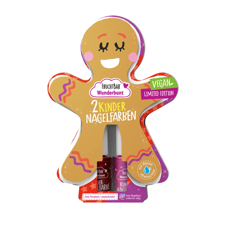 FruchtBar Nagelfarben vernis enfant 2x5ml Lebkuchenfigur