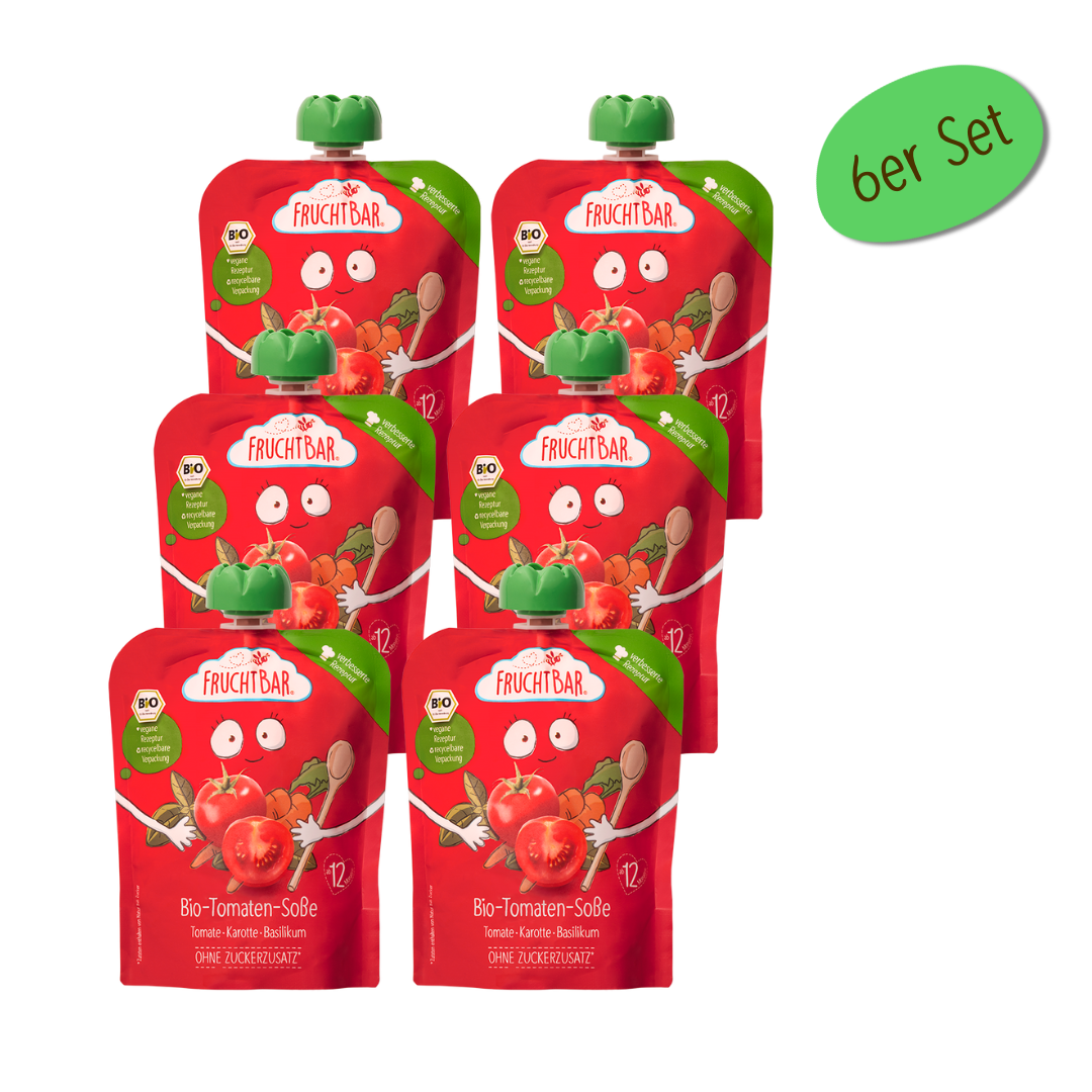 FruchtBar Bio sauce tomate enfant à l'unité vegan 12 mois