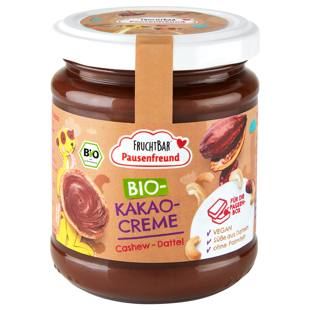 FruchtBar Bio Frühstück pâte à tartiner cacao à l'unité vegan