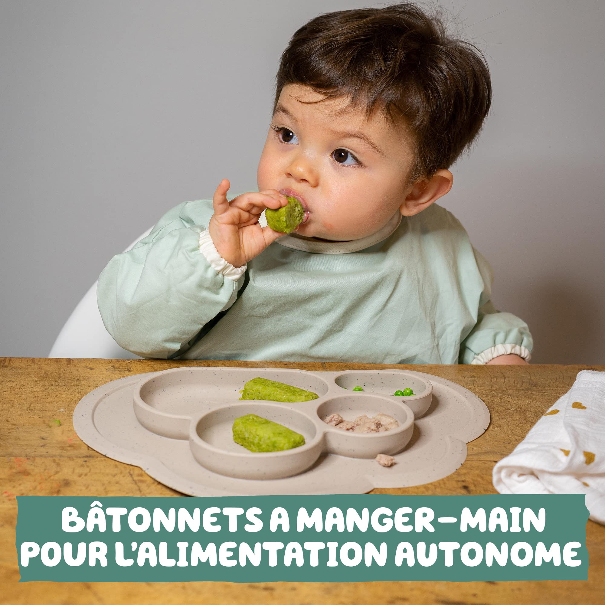Yooji Bâtonnets manger-main repas bébé légumes féculents