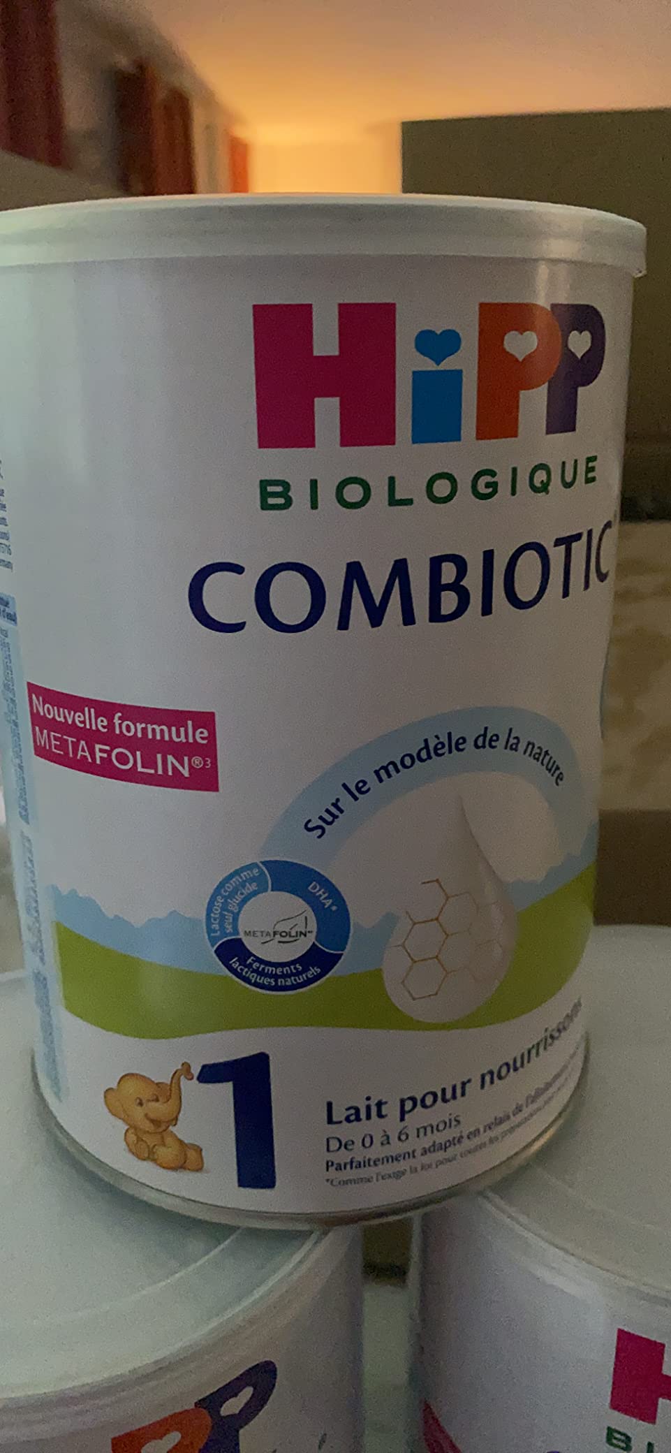 HiPP Combiotic Lait 1 lait nourrisson 0-6 mois 3x800g bio