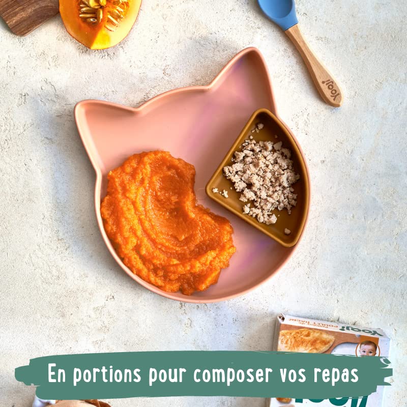 Yooji Purée lisse 40 repas bébé bio surgelé 4 mois légumes viande