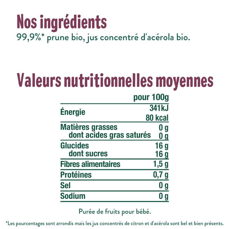 Biostime Les Good plans pack Petit Chou 3 gourdes 120g fruits