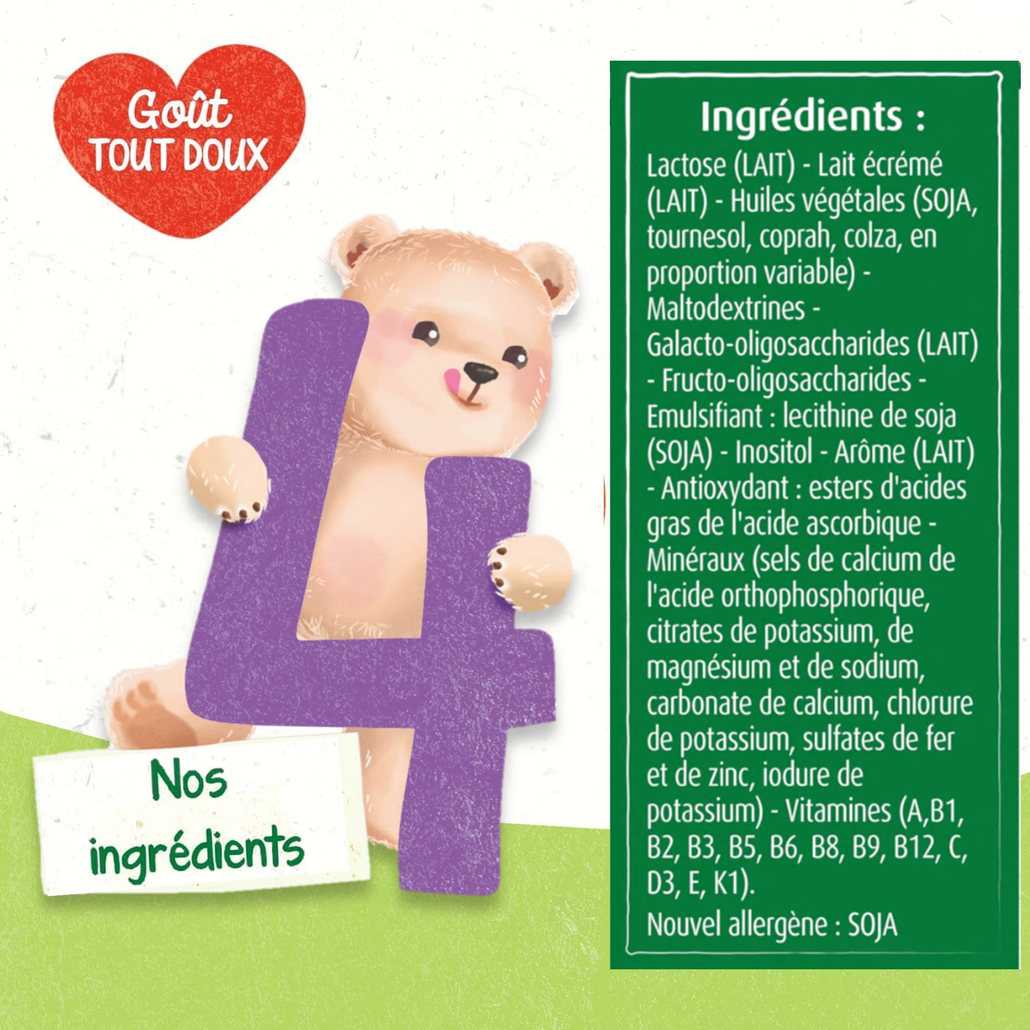 Blédina Blédilait Junior 4 poudre 18-36 mois 6x900g calcium