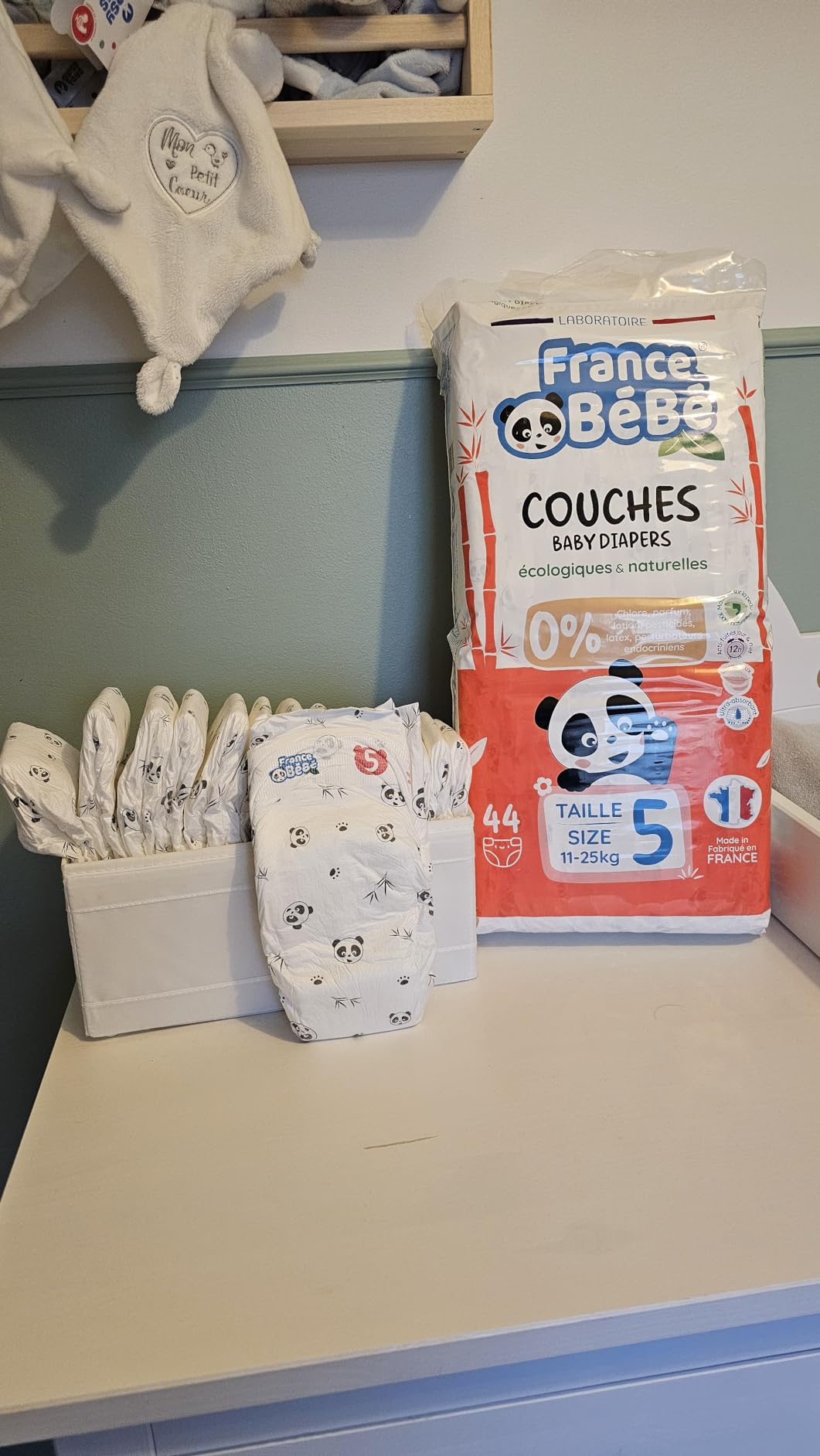 France Bébé Couches écologiques taille 3 couches 4-9 kg lot 162