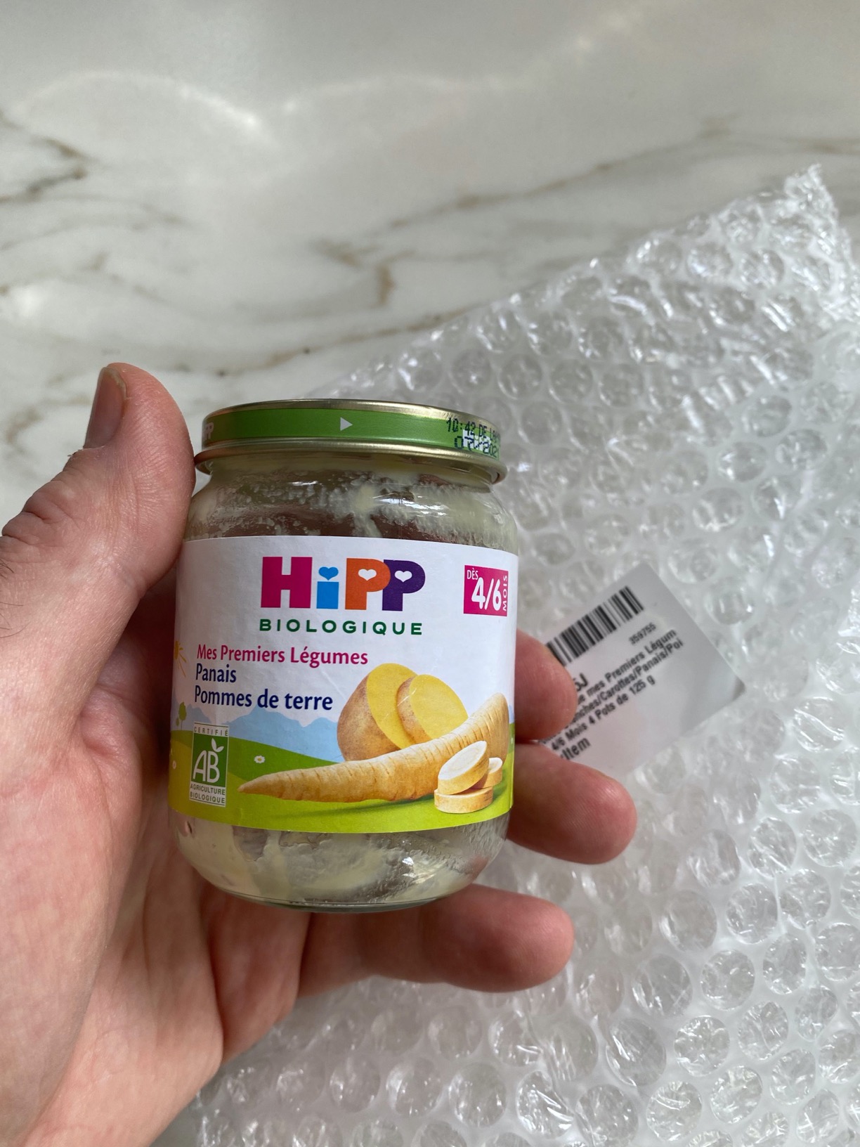 HiPP Biologique Légumes petits pots 4 mois 24x125g carottes
