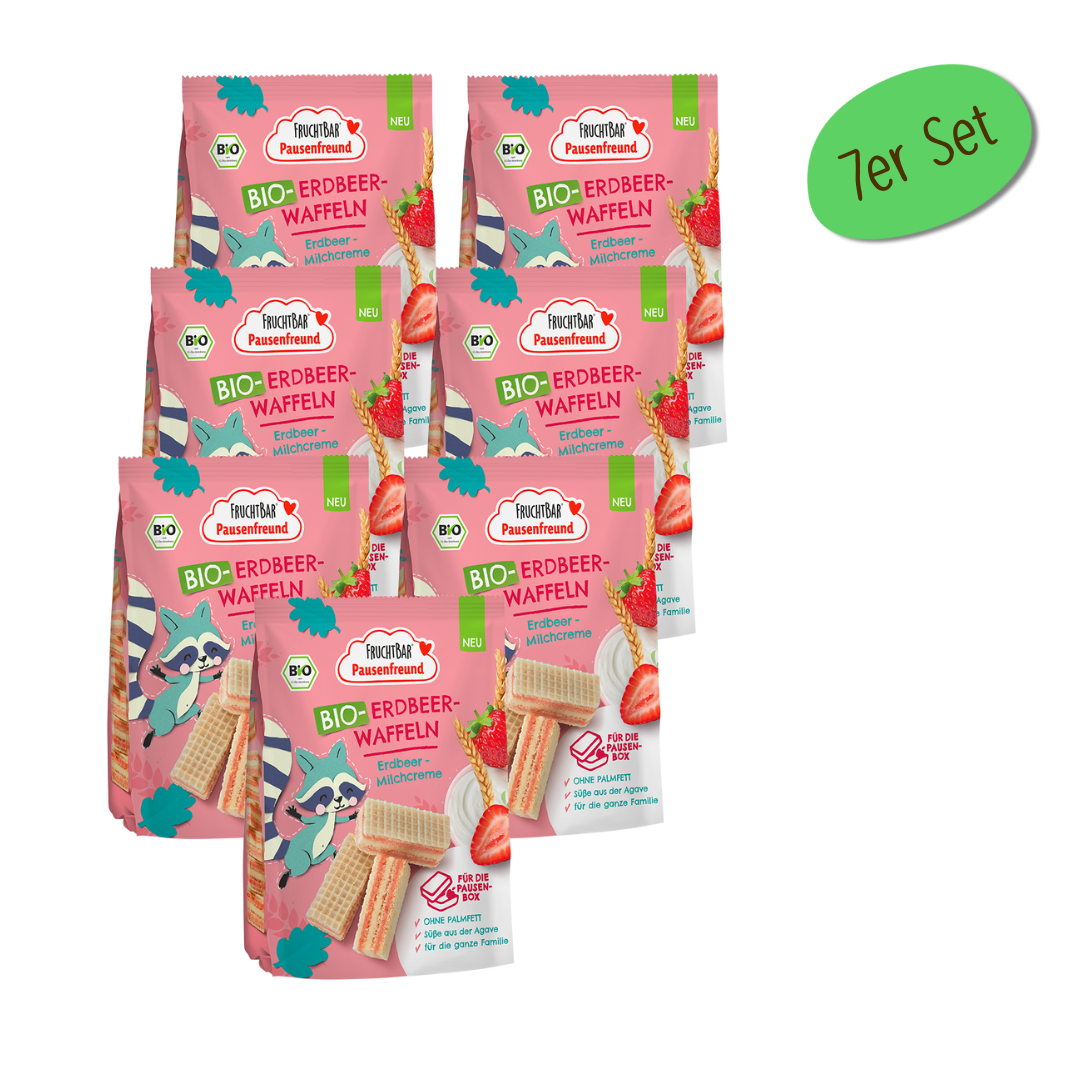 FruchtBar Bio Kekse gaufrettes fraise bio pièce dès 3 ans