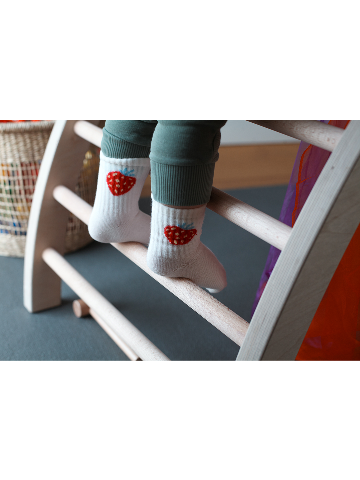 FruchtBar Cadeaux Chaussettes bébé coton bio 19-21 lot 2