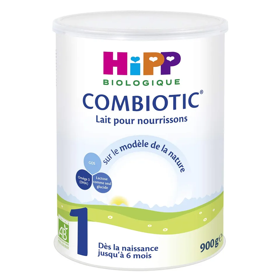 HiPP Biologique 1 Combiotic lait 1er âge 0-6 mois 6x900g bio