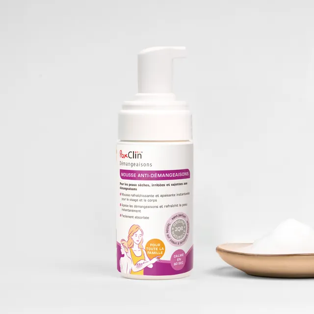 PediAct PoxClin Démangeaisons mousse varicelle 100 mL