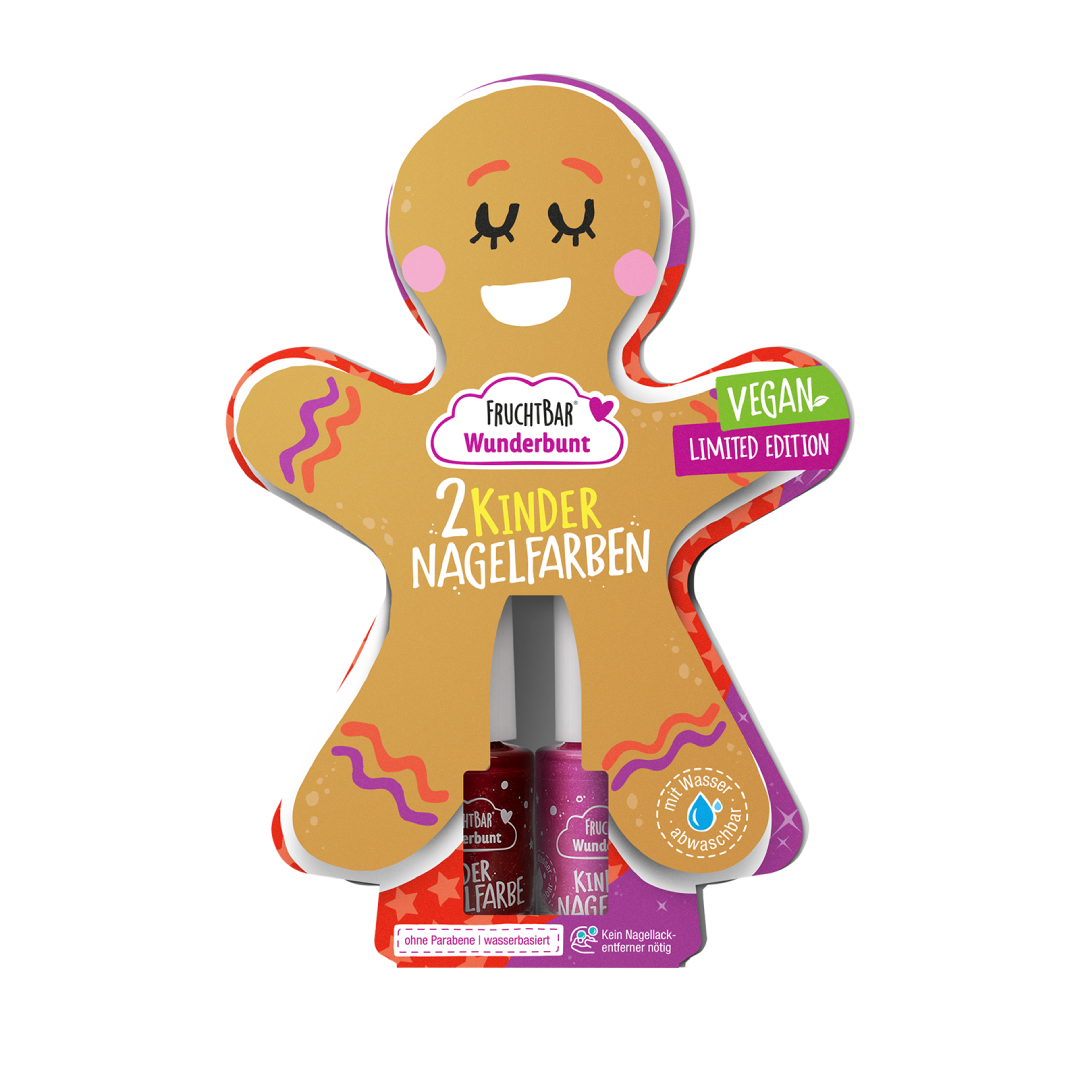 FruchtBar Nagelfarben vernis enfant 2x5ml Lebkuchenfigur