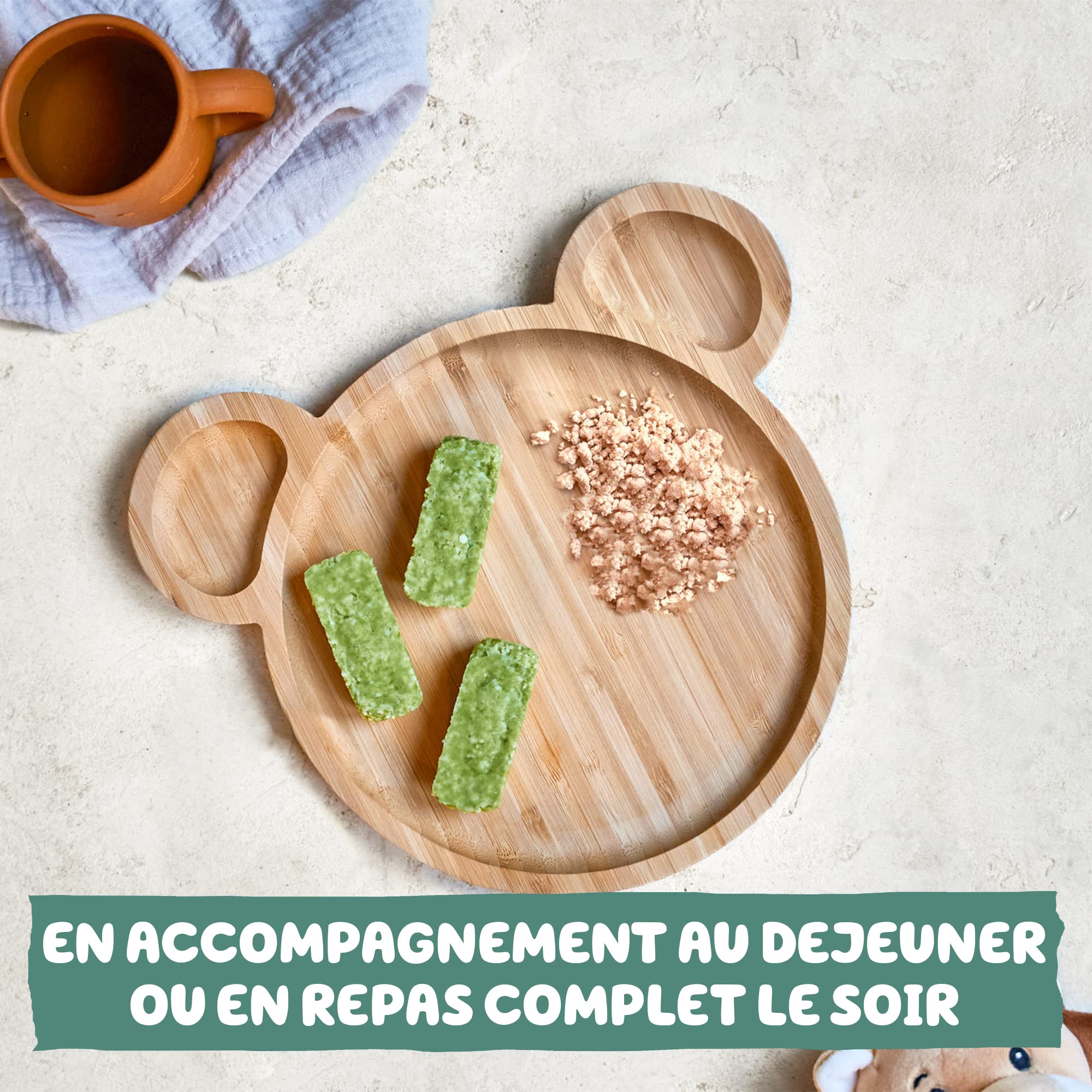 Yooji Bâtonnets manger-main repas bébé légumes féculents