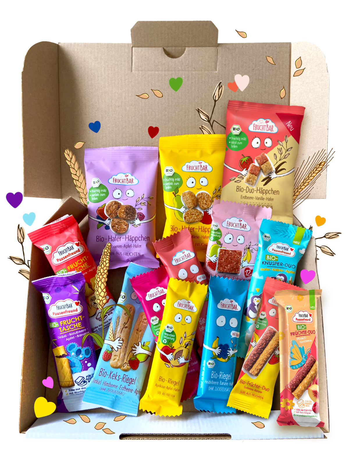 FruchtBar Bio Riegel box barres enfant dès 3 ans