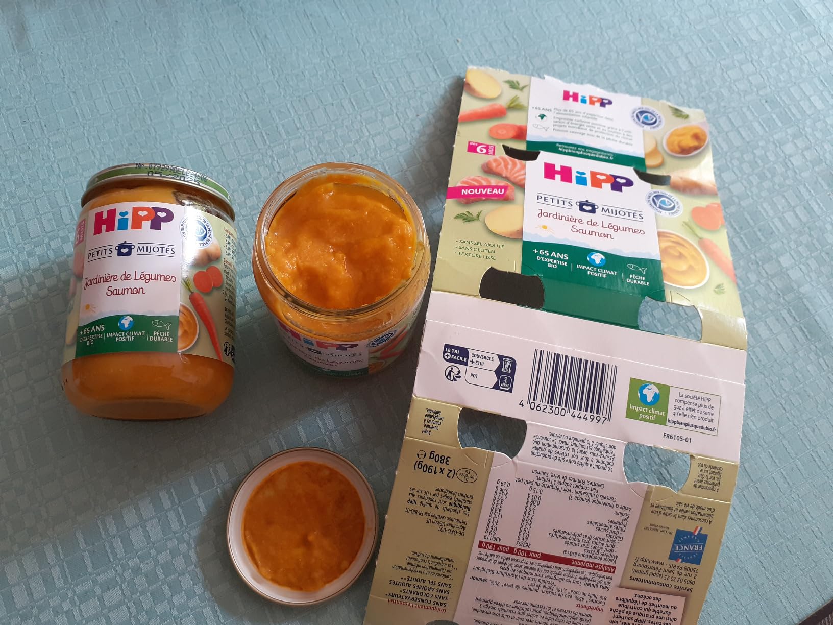 HiPP Petits Mijotés Jardinière petit pot 6 mois 2x190g
