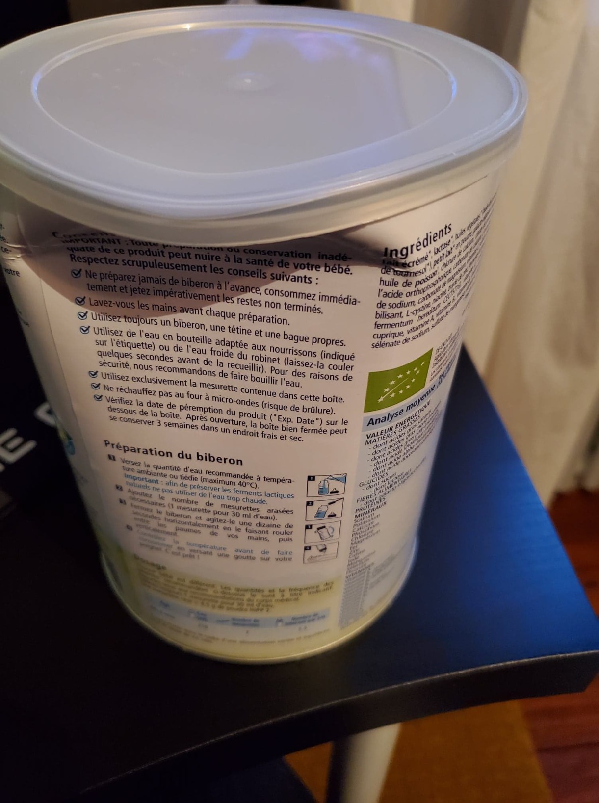 HiPP Combiotic Lait 2 lait de suite 6 mois+ 3x800g bio
