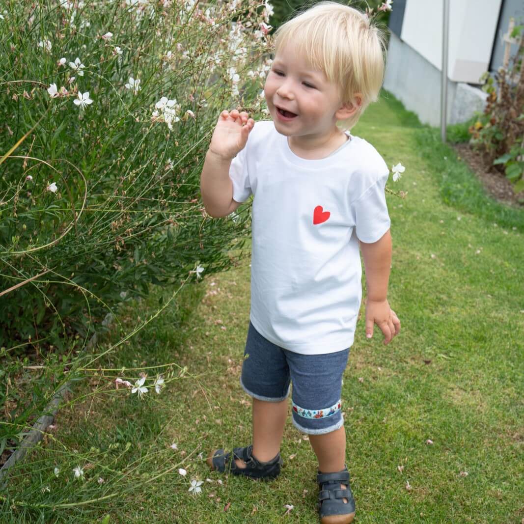 FruchtBar t-shirt enfant blanc coton bio 80-86