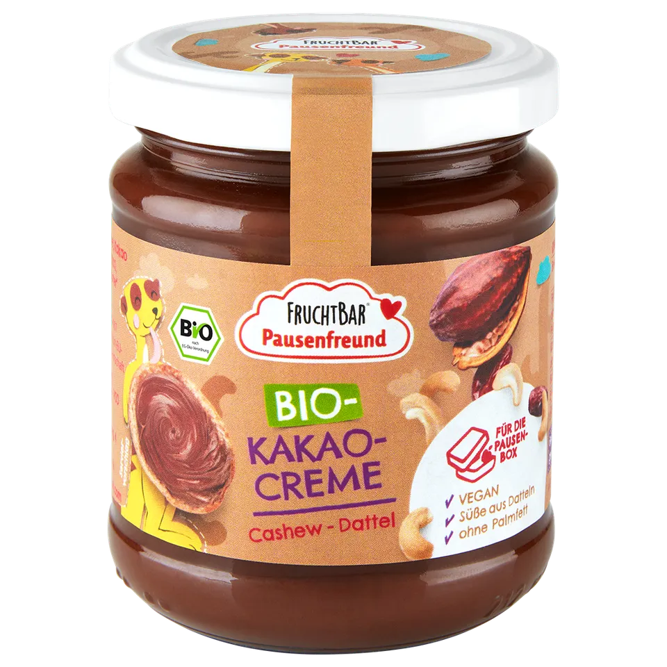 FruchtBar Bio Frühstück pâte à tartiner cacao à l'unité vegan