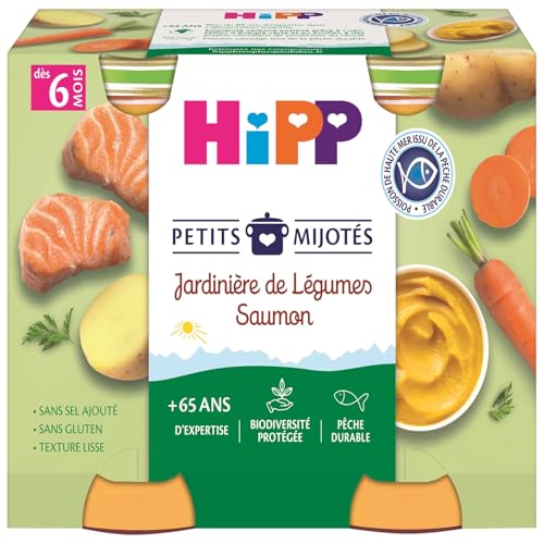 HiPP Petits Mijotés Jardinière petit pot 6 mois 2x190g