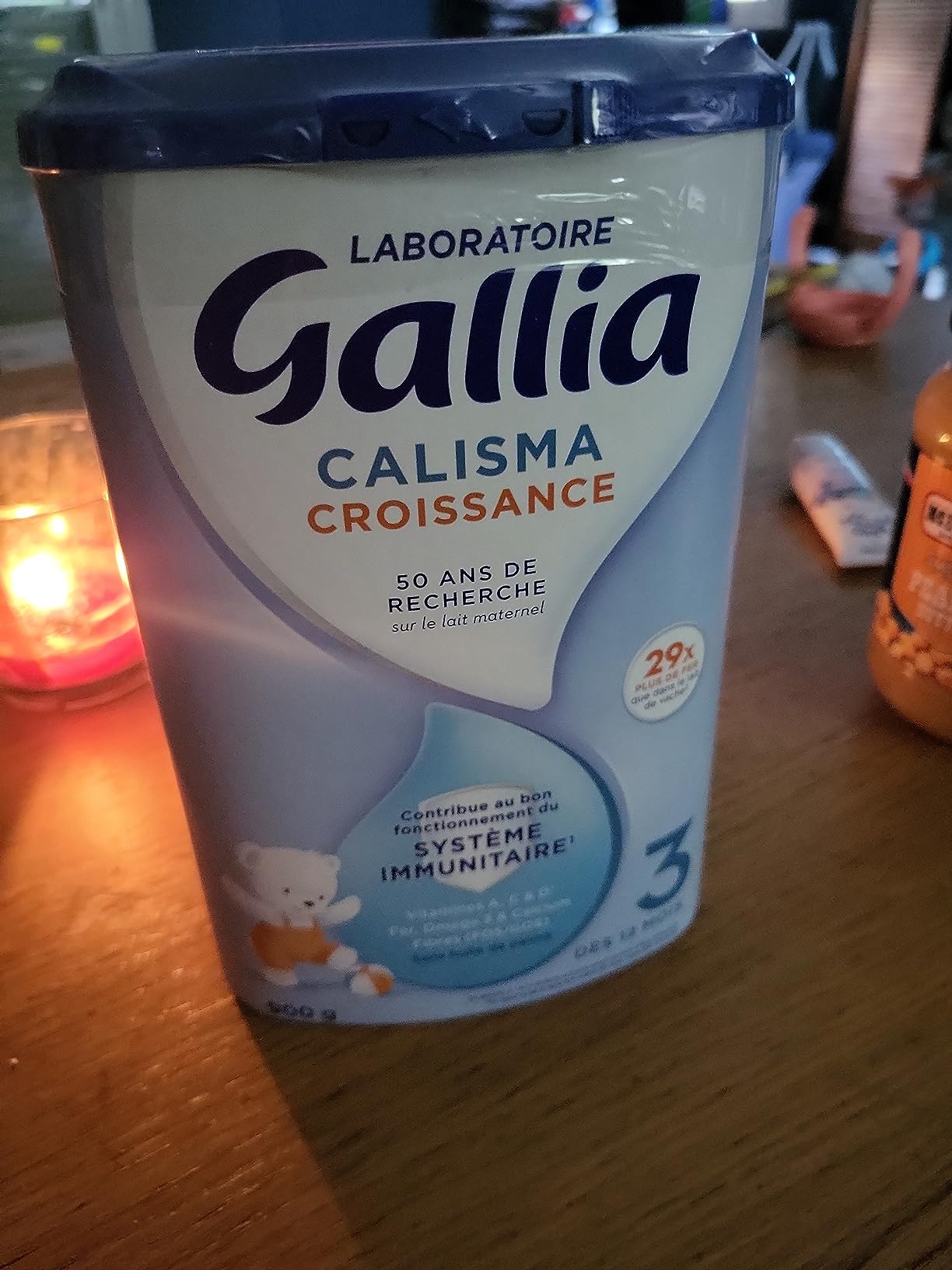 Gallia Calisma 3 Lait en Poudre Croissance 12 Mois 900g x3 au Fer