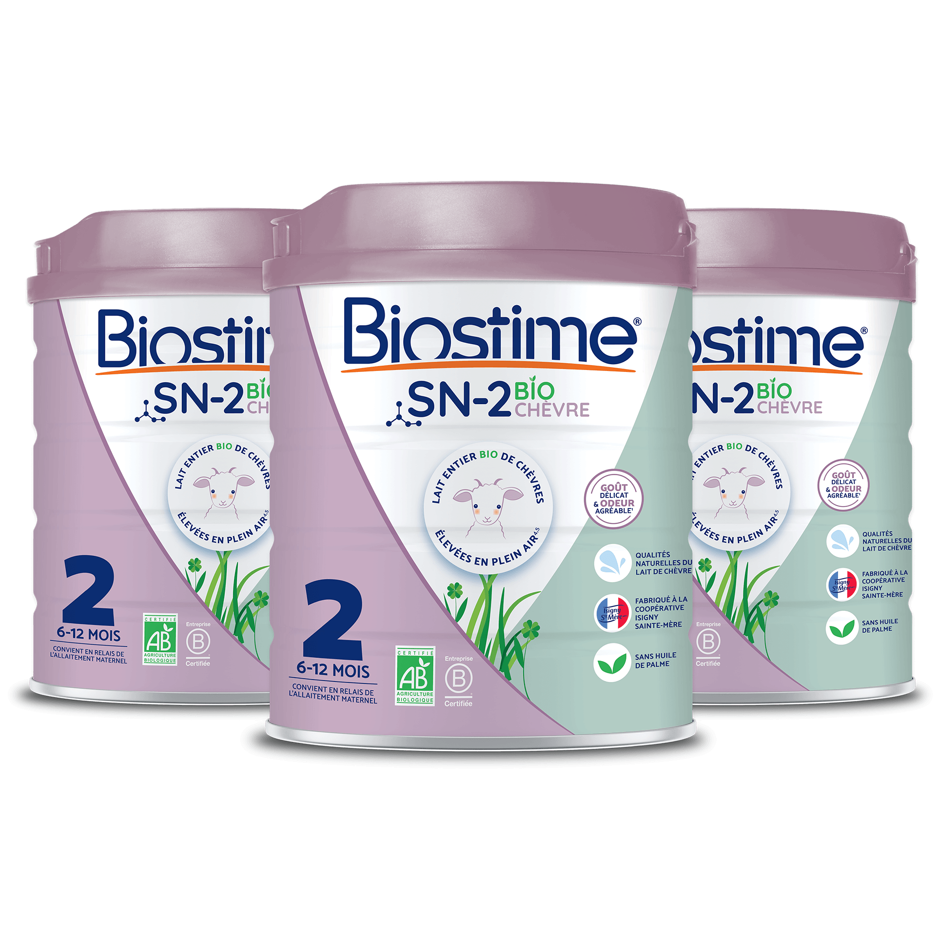 Biostime SN-2 Bio Chèvre Lait 2ème Âge bio 1 boîte