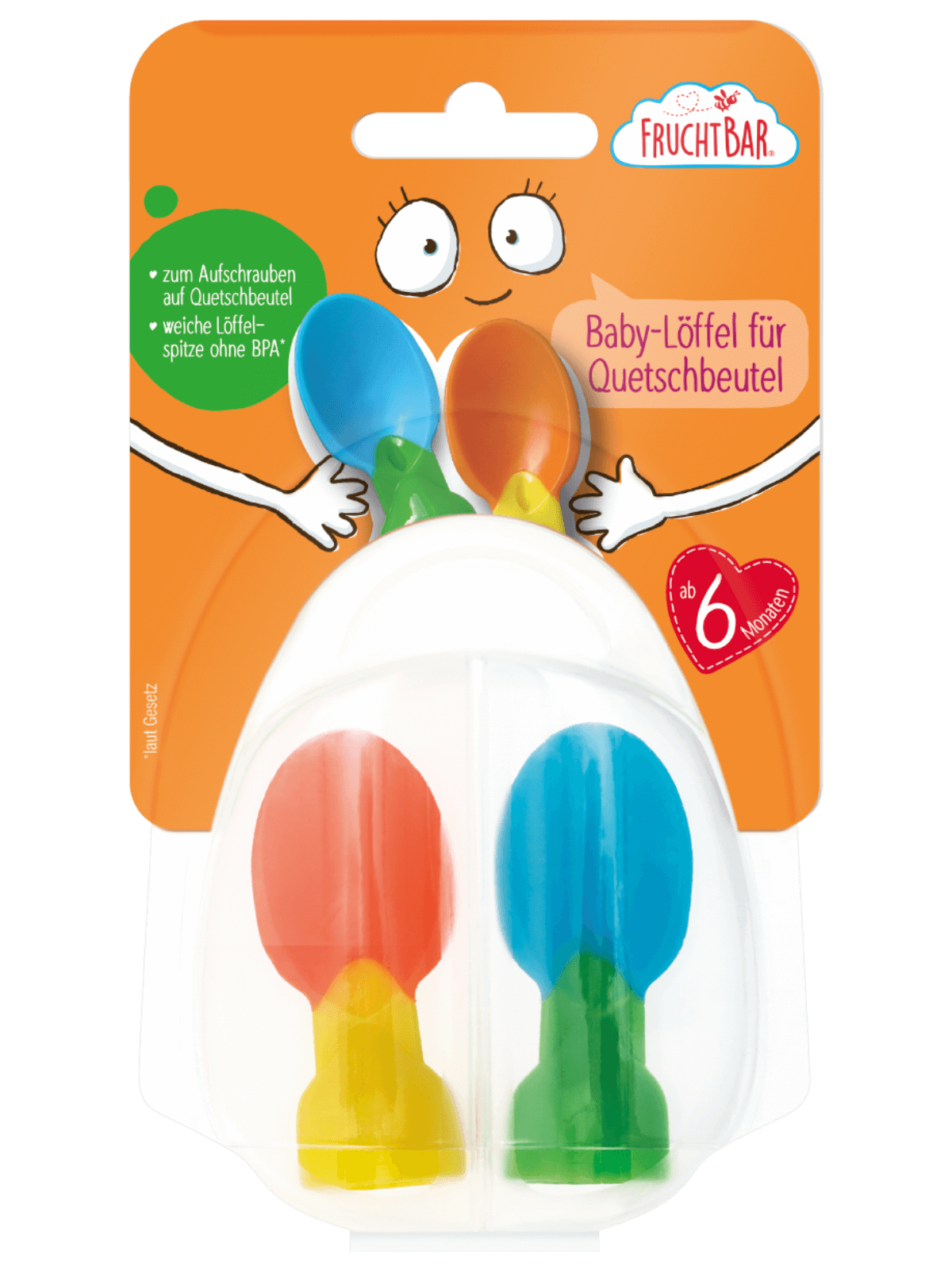 FruchtBar Geschenke Quetschie Babylöffel cuillère gourde dès 6 mois