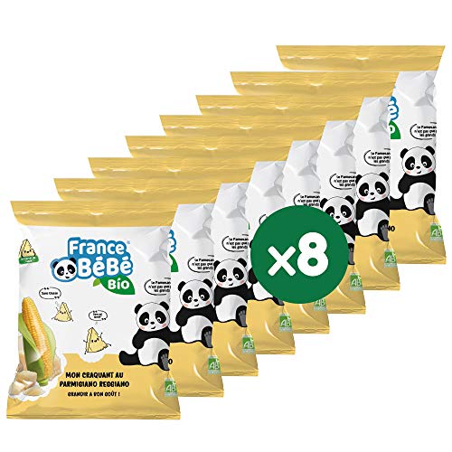 France Bébé Maïs Soufflé Parmesan Stick Bio 8 x 20 g