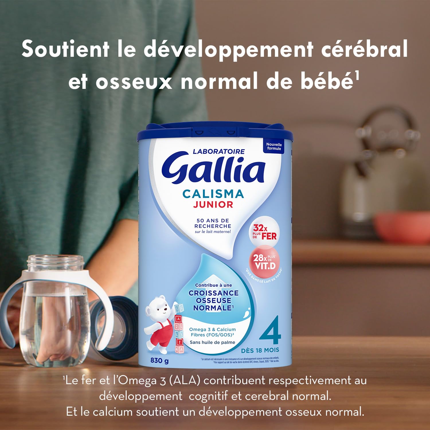 Gallia Calisma Junior lait croissance poudre 18 mois 3x830g