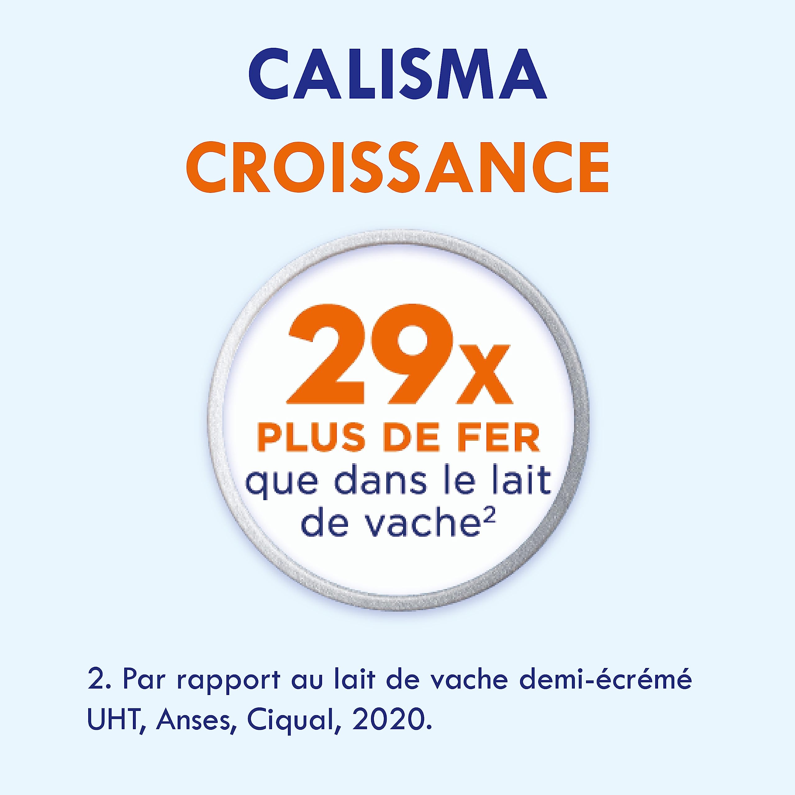 Gallia Calisma 3 Lait en Poudre Croissance 12 Mois 900g x3 au Fer
