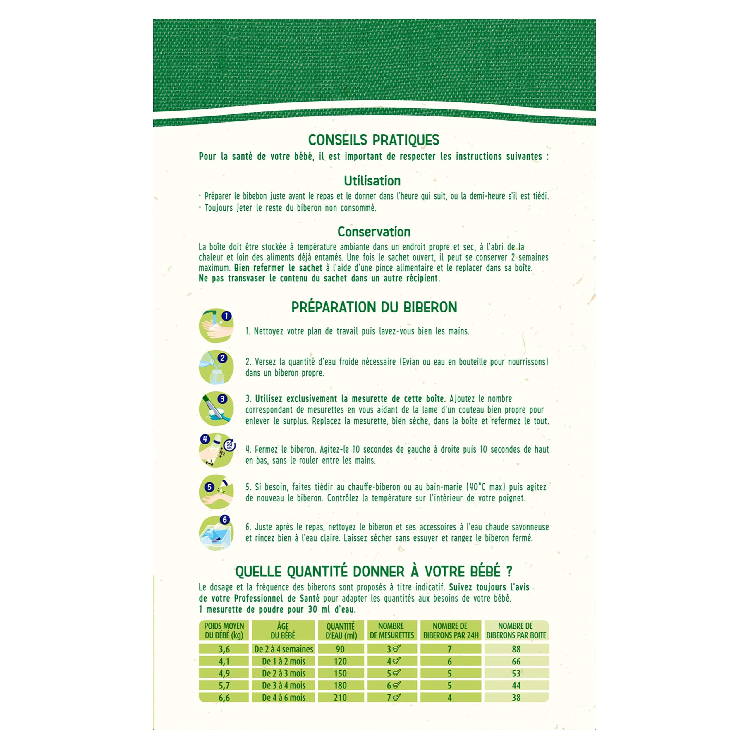Gallia Blédilait 1 lait poudre bébé 0-6 mois 3x1,2kg