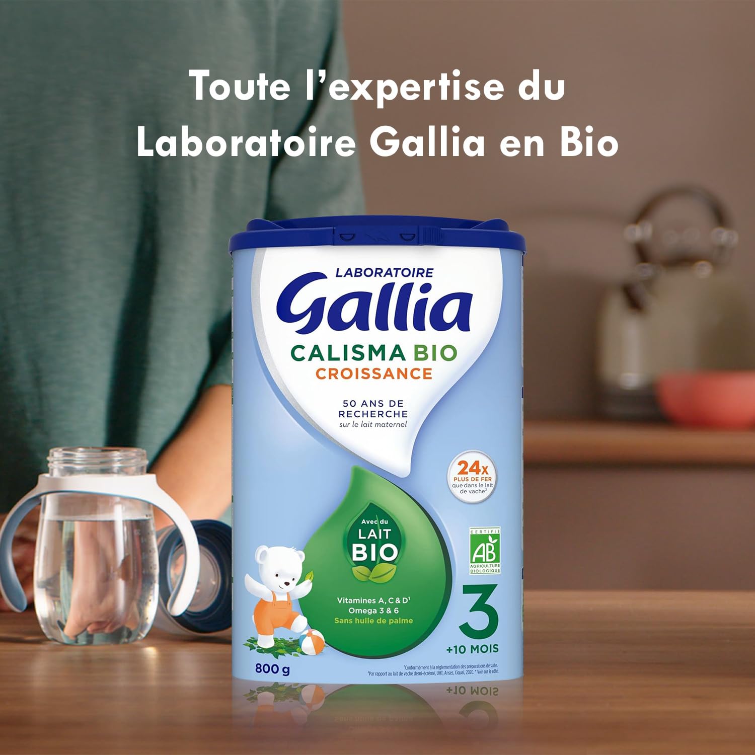 Gallia Calisma Bio 3 lait croissance poudre 10 mois 3x800g