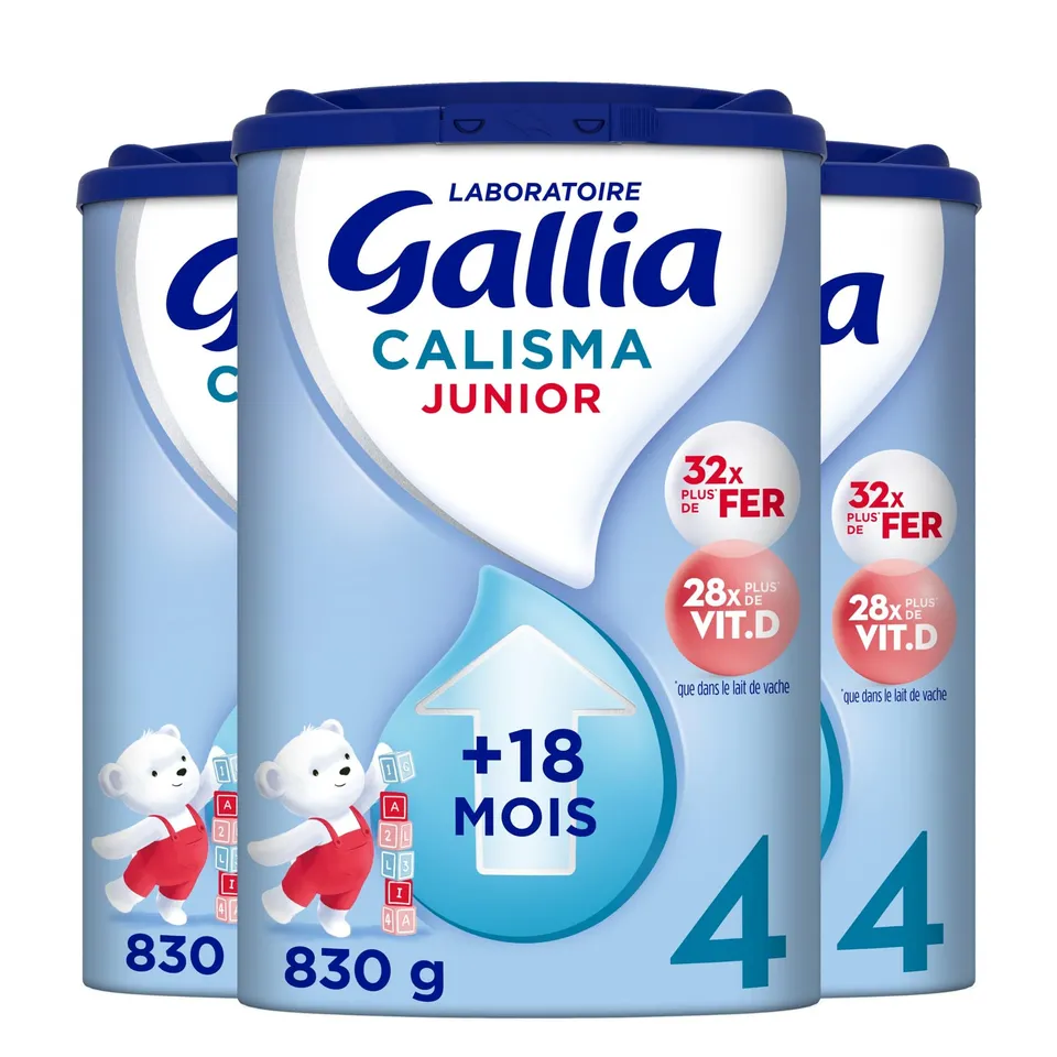 Gallia Calisma Junior lait croissance poudre 18 mois 3x830g