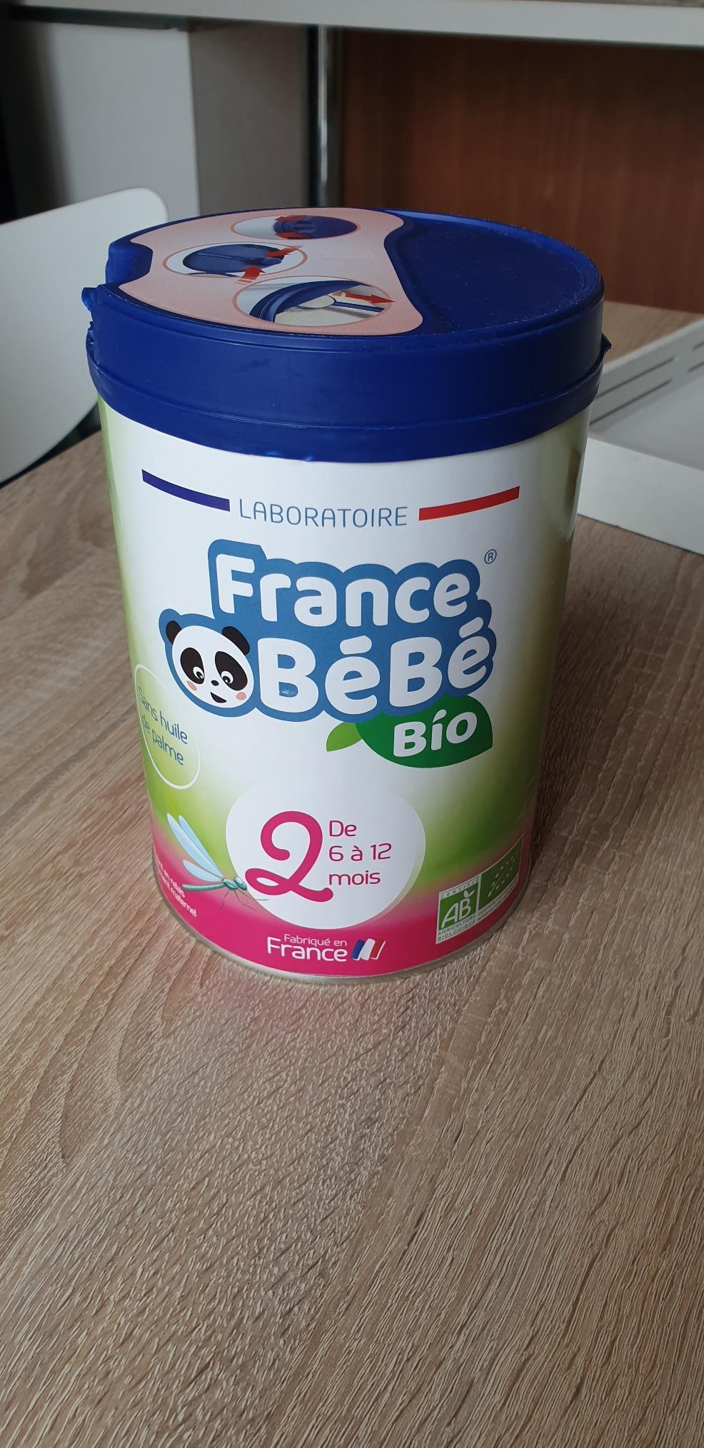 France Bébé Laits en poudre lait 2ème âge bio 3x800g