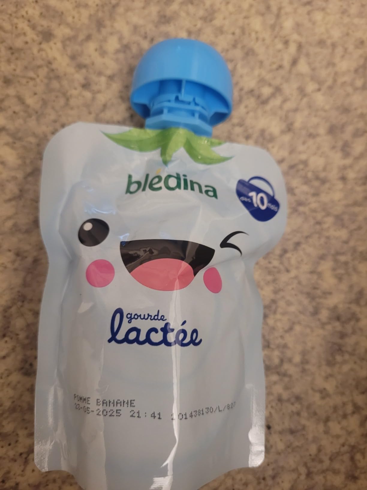 Blédina Blédine Fruits gourdes lactées 10 mois 32x85g 4 parfums